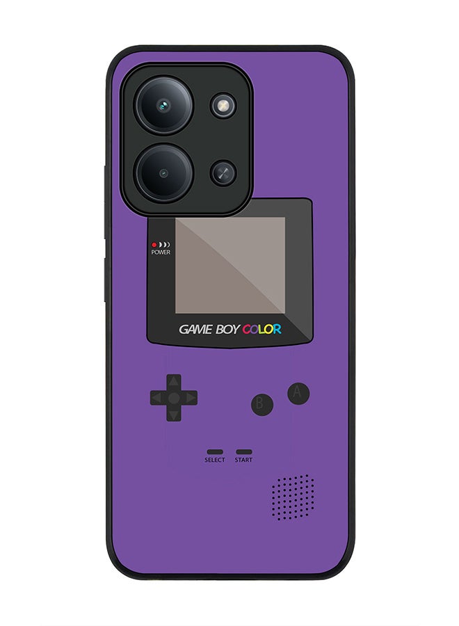 For Xiaomi Poco C85 4G Case,Slim fit Camera Protection, Shockproof Thin Phone cover  - Gameboy Color - Purple